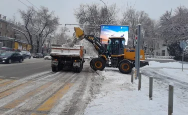 Алматыда жүк көлігімен 2820 рейс қар шығарылды