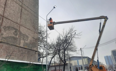 Более 110 светильников заменили в Бостандыкском районе Алматы