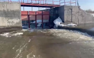 Талые воды: в ВКО ведут круглосуточное наблюдение за водохранилищем