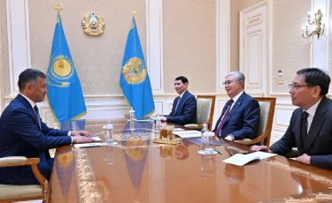 Президент Қасым-Жомарт Тоқаев Orbis Kazakhstan компаниялар тобының негізін қалаушы Фаррух Махмудовты қабылдады