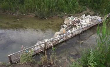 Таразда дәрігерлердің құрметіне салынған саябақ қоқыс аймағына айналды