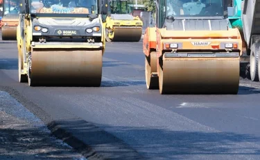 Сколько километров дорог отремонтировано в Медеуском  районе Алматы