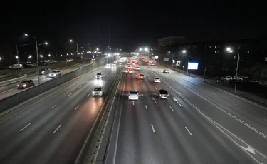 Крупное ДТП: 9 автомобилей попали в аварию на дороге Астана-Петропавловск