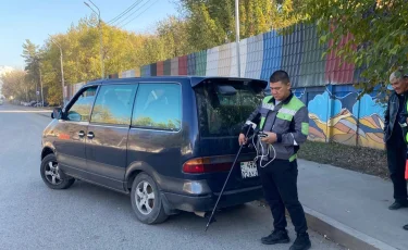 Алматыда автокөліктердің шығарындыларының улы заттарын өлшеуге арналған «Таза ауа» акциясы өтуде