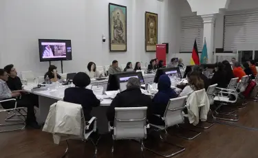 Баспадағы жасанды интеллект: Алматыда Франкфурт кітап жәрмеңкесінің аясында семинар өтті