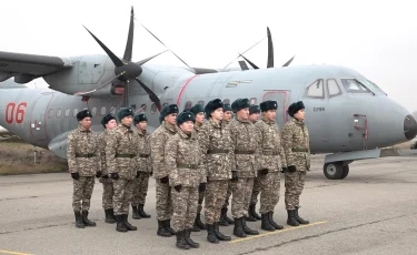 Новый современный самолёт пополнил лётный парк Военно-воздушных сил Казахстана