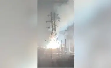 Абай облысында өрт шығып, тұрғындар жарықсыз қалды
