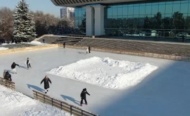 Зимний досуг: в Алматы открыты 11 бесплатных катков