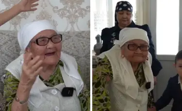 TikTok-қа видео түсіреді: Түркістан облысында 100 жастағы қария жоспары көп екенін айтады