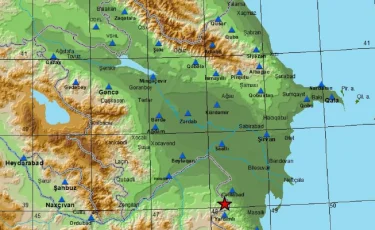 Әзербайжан-Иран шекарасындағы аудандарда жер сілкінді