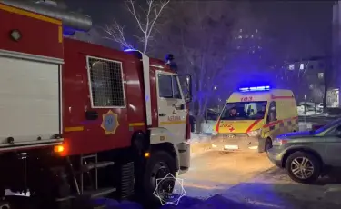 В Астане произошел пожар в Театре юного зрителя