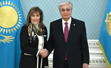 Мемлекет басшысы IАСА президенті Памела Харристі қабылдады