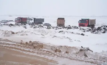 Под Астаной строят шестикилометровую дамбу для предотвращения паводка