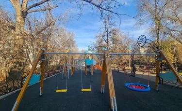 Бостандық ауданында ХҚБ жобасы бойынша балалар алаңын жөндеу аяқталды