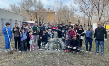 Коллектив Almaty TV принял участие в общегородском субботнике