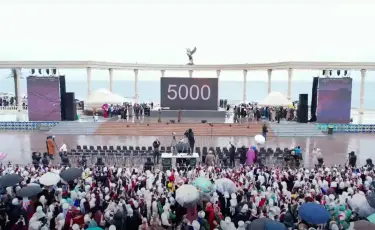 Жители Актау установили мировой рекорд на фестивале Best Fest Nauryz