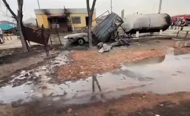Взрыв на АЗС: в Туркестанской области скончался один из пострадавших
