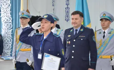 На страже закона и порядка: в одной из школ области Улытау открылся полицейский класс