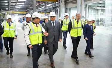 Ерболат Досаев Hyundai Trans Almaty зауытын модернизациялаудың нәтижелерімен танысты
