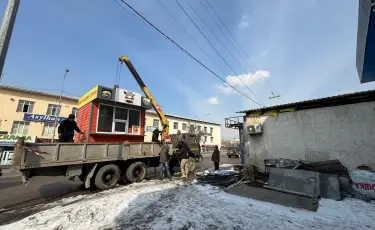 В Алматы идет тотальная зачистка нелегальной уличной торговли