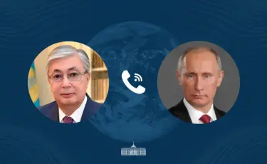 Мемлекет басшысы Қасым-Жомарт Тоқаев Ресей Президенті Владимир Путинмен телефон арқылы сөйлесті
