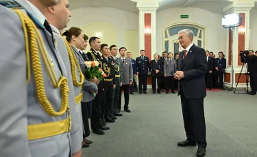 Президент Маңғыстау облысы құқық қорғау органдарының қызметкерлерін марапаттады