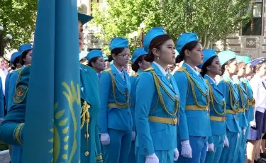 Мәншүк маршы: сыр өңірінде  екі мыңға жуық қыз әскери-патриоттық шеруге қатысты