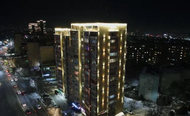 Алматының Әуезов ауданында биыл 42 тұрғын үйдің қасбеті жарықтандырылады