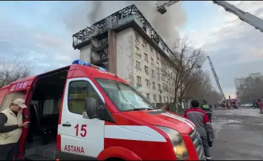 Жатақханадағы өрт: баспанасыз қалған астаналықтарға пәтер беріледі