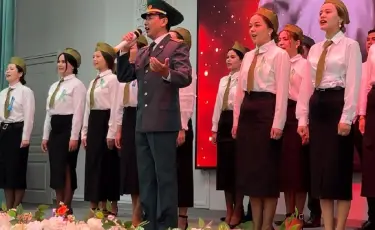Алматыда "Біз миллиондаған панфиловшымыз" акциясы өтті
