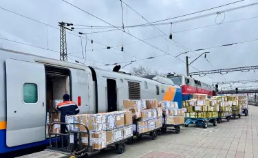 Астанадан Алматыға Talgo пойызы арқылы коммерциялық жүк жеткізілді