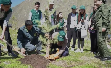 Таза Казахстан: школьники, студенты и волонтеры очистили территорию ущелья Аюсай