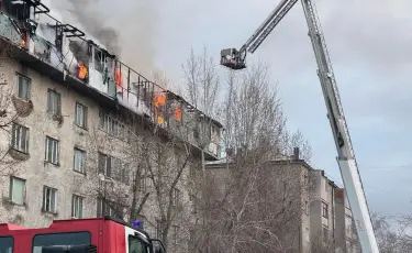 Сотни людей остались без крова после крупного пожара в Астане