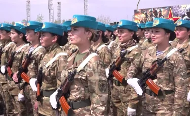 Жеңіс күніне арналған шеруге дайындық пысықталды