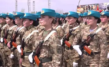 Жеңіс күніне арналған шеруге дайындық пысықталды