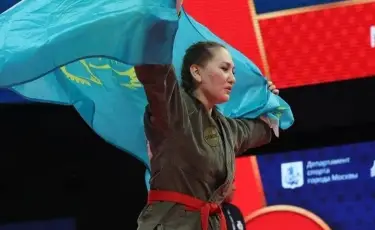 Сотрудник полиции из Павлодара завоевала "золото" на Кубке мира по рукопашному бою