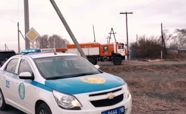 Правопорядок в эвакуированном селе области Абай под контролем полиции