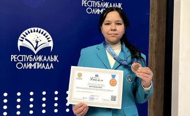 Школьница из Тараза удивила всех, добровольно отказавшись от медали на олимпиаде