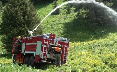 Өрт-2025: Алматыда республикалық оқу-жаттығу өтті