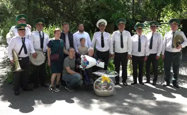 В преддверии Дня Победы представители АНК чествовали ветеранов ВОВ