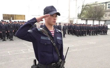 День защитника Отечества: как несут службу солдаты Нацгвардии в Алматы