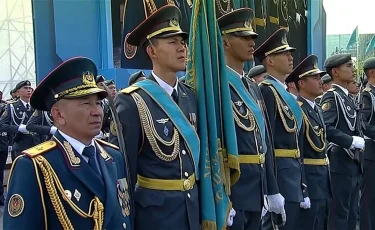 В Астане завершился военный парад, посвященный 80-летию Великой Победы