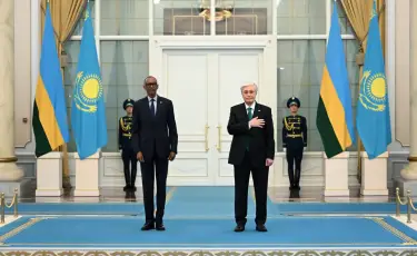Президент Руанды прибыл в Казахстан с официальным визитом