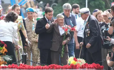 Как в Алматы отпраздновали 80-ю годовщину Победы в Великой Отечественной войне
