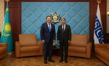Генпрокурор Казахстана Берик Асылов встретился с делегацией ОБСЕ