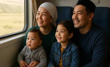 Детский проезд на поезде: до какого возраста можно не платить в Казахстане