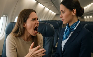 Скандал на высоте: пассажирку рейса Сеул – Алматы задержали за буйное поведение