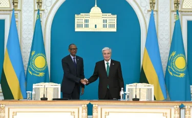 Қазақстан мен Руанда президенттері Бірлескен мәлімдеме қабылдады