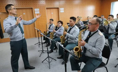 Как отметили День работников культуры в Национальной гвардии МВД РК