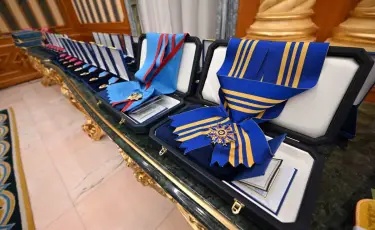 Қызметтік борышын атқаруда көрсеткен ерлігі мен жанқиярлығы үшін бір топ азамат наградталды